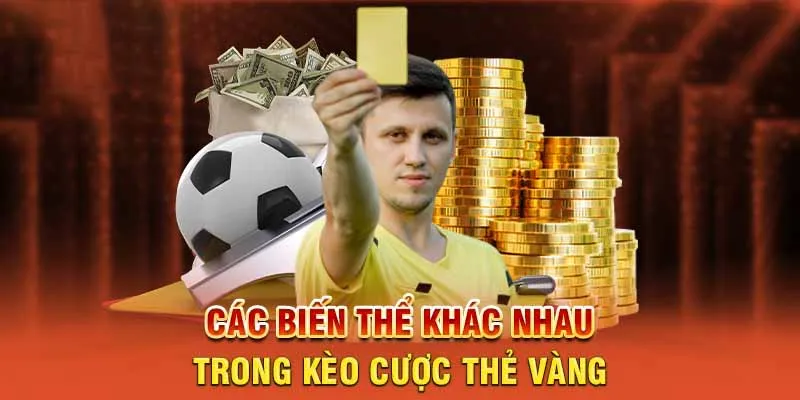 Các loại hình cược thẻ vàng phổ biến nhất hiện nay